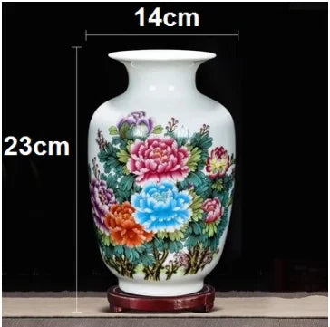 Jingdezhen Ceramic Vase Traditional Chinese Style