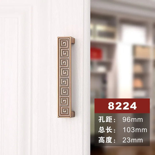 Antique Yellow Bronze Wardrobe Handles – Zinc Alloy Drawer Pulls