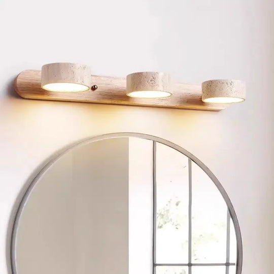 Yellow Cave Stone Wall Light – Japanese Retro Minimalist Style