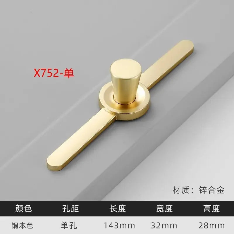 Modern Gold Kitchen Cupboard Handles – Decorative Chinese-Style Knobs