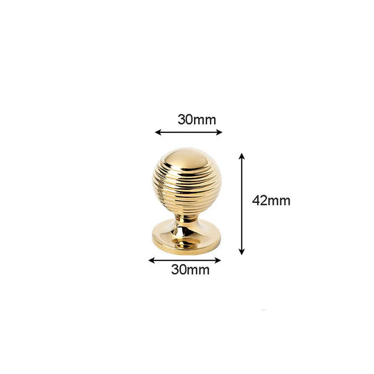 Polished Brass Cabinet Handles – PVD Gold and Chrome Knobs and Pulls for Furniture