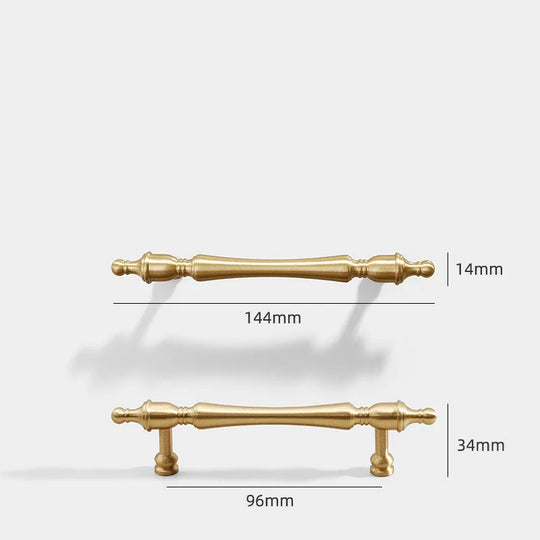 Brass Furniture Handles – French-Style Pulls and Knobs for Cabinets and Wardrobes