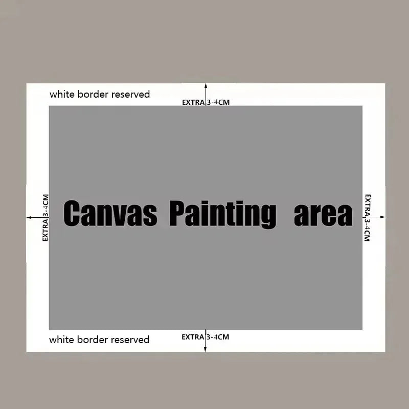 Large Format Abstract Landscape Canvas Wall Art
