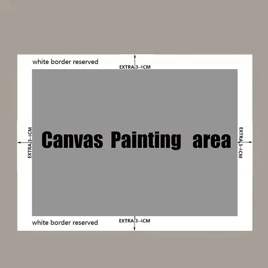 Large Format Abstract Landscape Canvas Wall Art