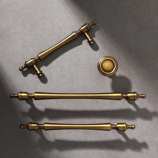 Antique American Brass Cabinet Handle – Vintage Pulls and Knobs for Furniture
