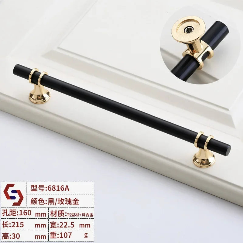 Modern T-Bar Cabinet Handles – Sleek Decorative Furniture Pulls