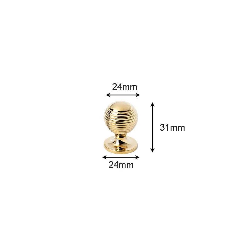 Polished Brass Cabinet Handles – PVD Gold and Chrome Knobs and Pulls for Furniture