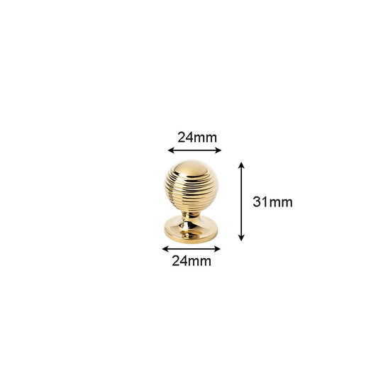 Polished Brass Cabinet Handles – PVD Gold and Chrome Knobs and Pulls for Furniture