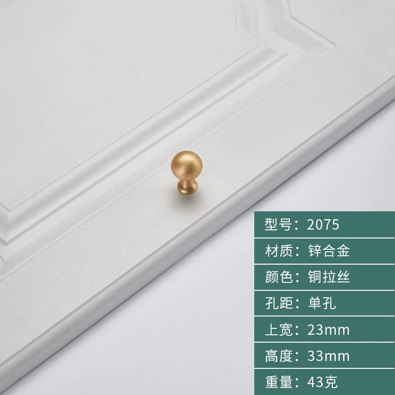 Minimalist Zinc Alloy Cabinet Handles – American Style Drawer Pulls