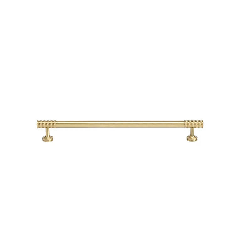 Spiral Deco Brass Furniture Handles – Modern Pulls for Cabinets and Wardrobes
