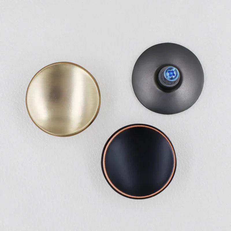 Modern Round Zinc Alloy Knob – Minimalist Furniture Pull