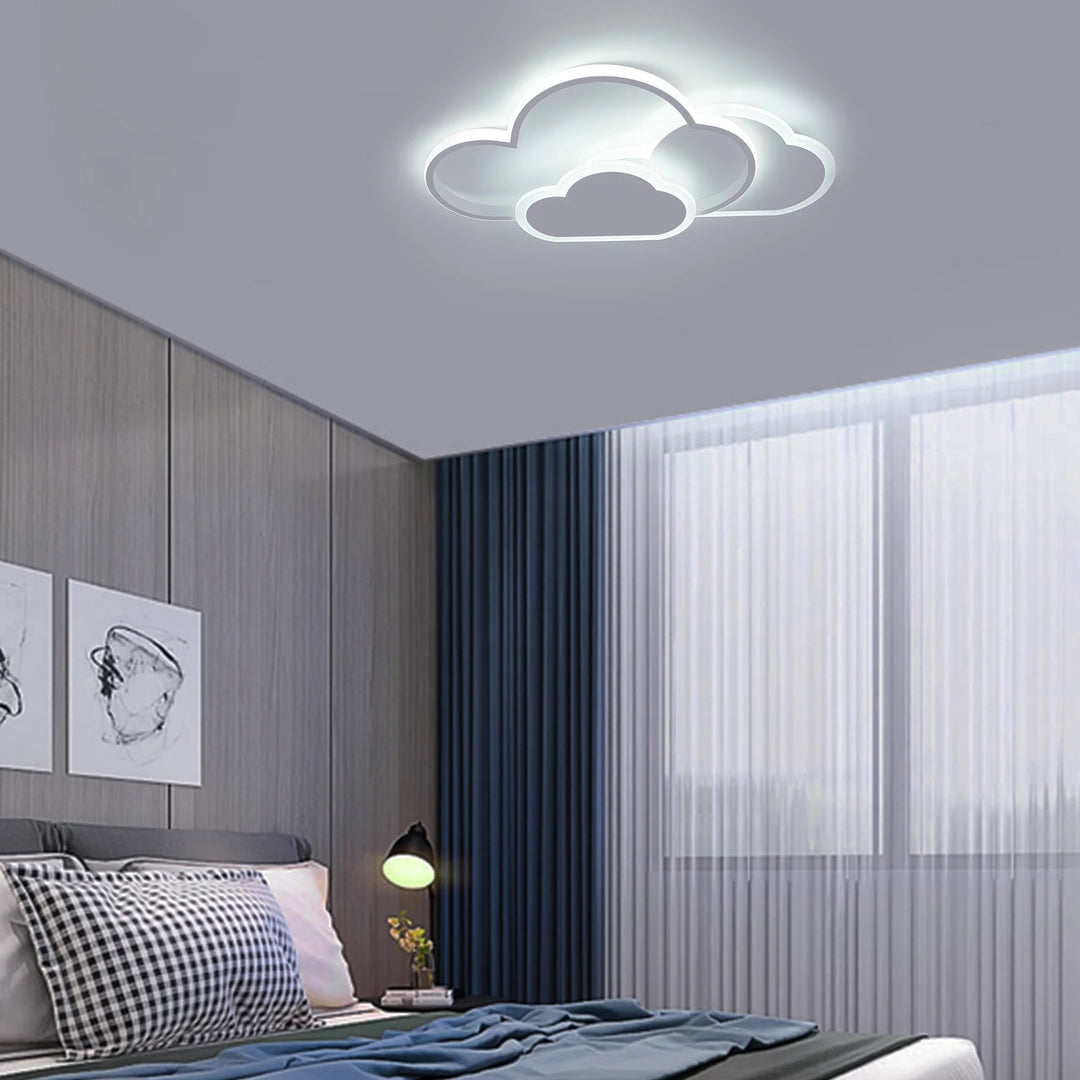 Cloud Shape LED Ceiling Light Modern Acrylic Lamp for Bedroom Kids