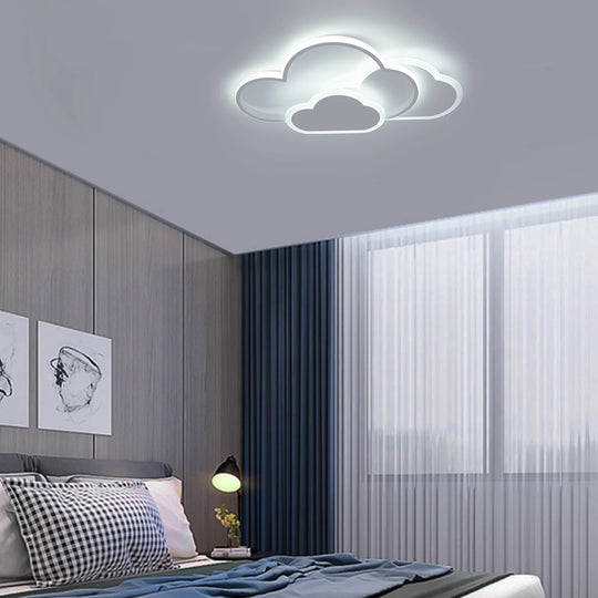 Cloud Shape LED Ceiling Light Modern Acrylic Lamp for Bedroom Kids