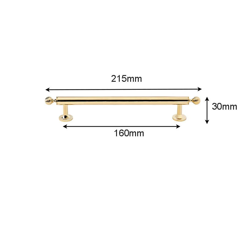 Polished Brass Cabinet Handles – PVD Gold and Chrome Knobs and Pulls for Furniture