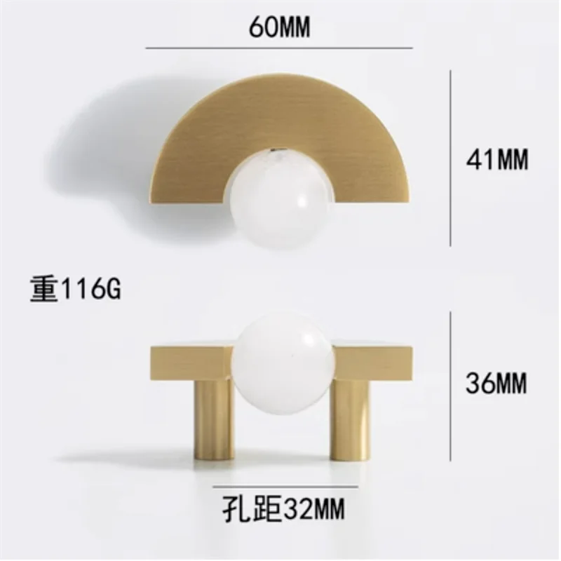 Brass & Acrylic Cabinet Handles and Knobs – Elegant Furniture Pulls