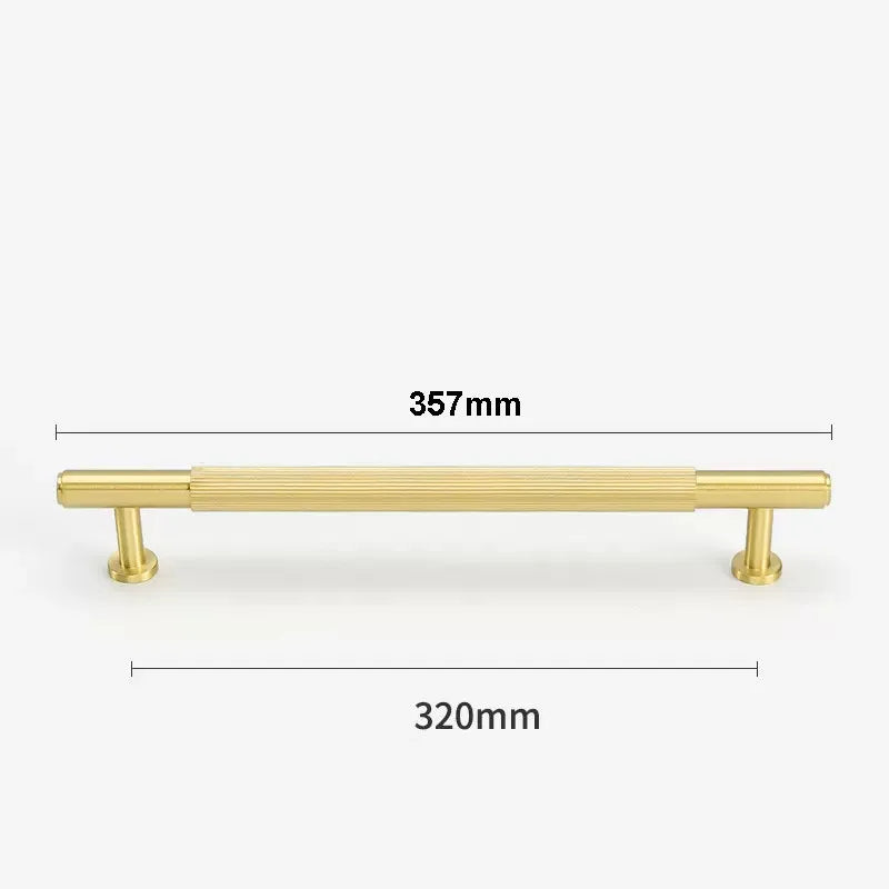 Gold Brass Cabinet Handles – Modern Bar Pulls and Knobs for Furniture