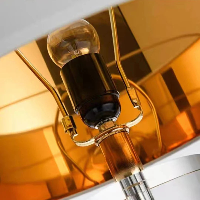 Modern Luxury Crystal Glass Table Lamp for Bedroom & Living Room