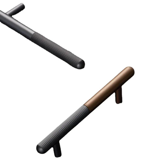 Dual Tone Long Kitchen Cabinet Handles – Modern Aluminum Alloy Pulls for Furniture