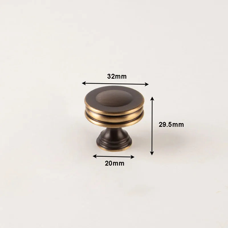 Brass Kitchen Cabinet Handles – Gold Textured Knobs and Pulls for Furniture