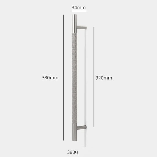 Solid Brass Knurled Cabinet Handles – Brushed Nickel Pulls and Textured Knobs