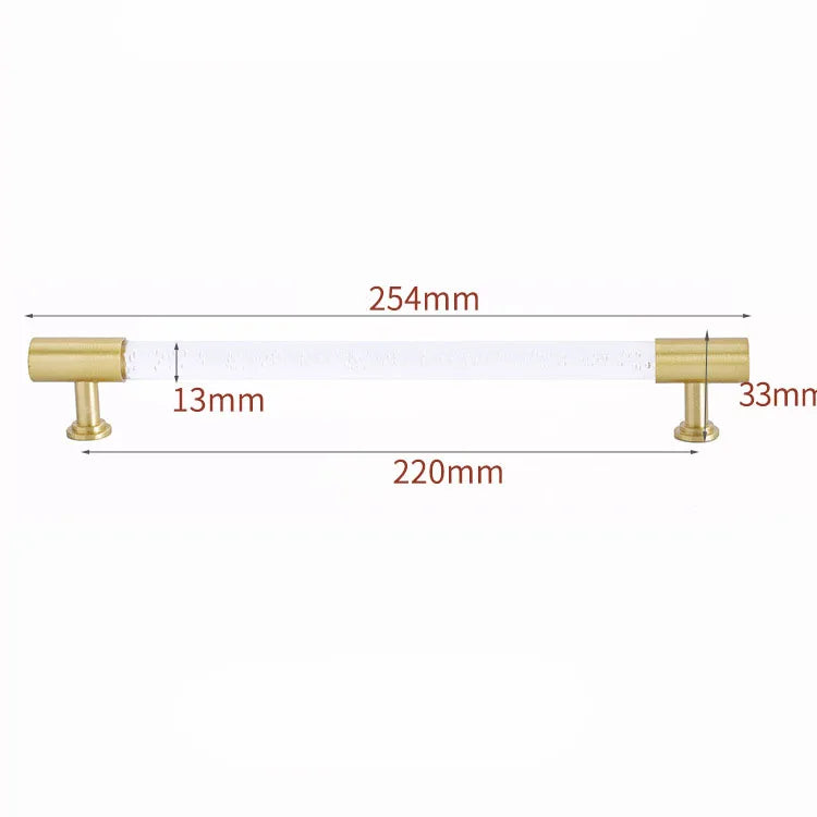 Transparent Acrylic Furniture Handles – Brass Pulls and Knobs for Furniture