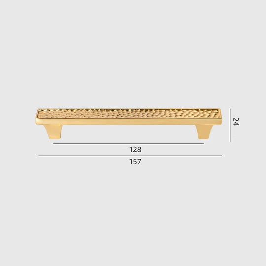 24K Gold and Hammered Brass Furniture Handles – Textured Knobs and Pulls in Silver Finishes
