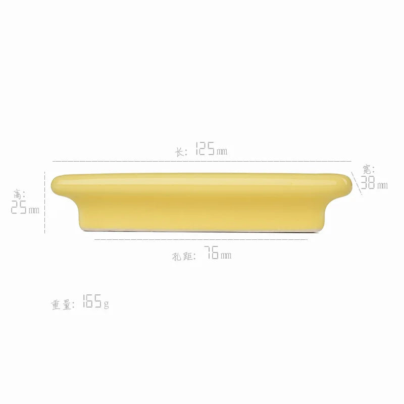 Macaron Series Ceramic Wardrobe Handles – Colorful Knobs for Furniture