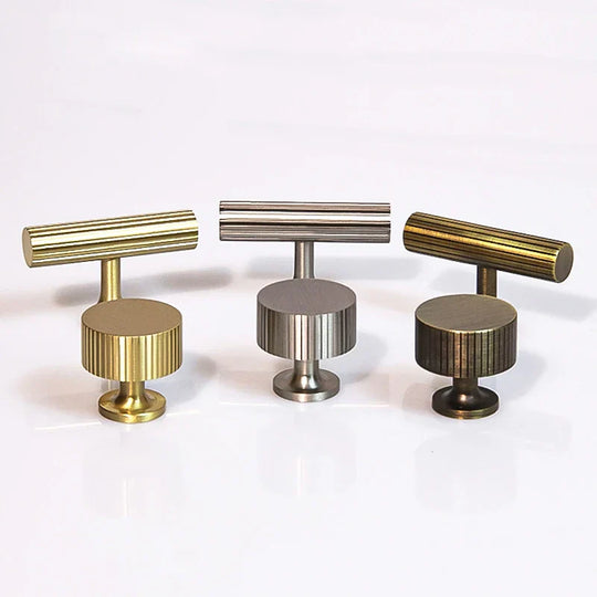 Brass Cabinet Handles & T-Bars – Modern Gold, Bronze & Nickel Finishes