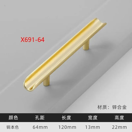 Modern Gold Kitchen Cupboard Handles – Decorative Chinese-Style Knobs