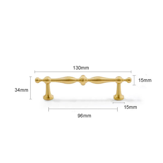 New Brass Cabinet Handles – Modern T-Bar Pulls and Knobs for Furniture