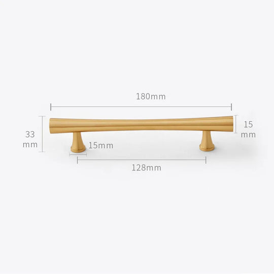 Gold Brass Dresser Handles – Modern Pulls and Knobs for Cabinets and Furniture