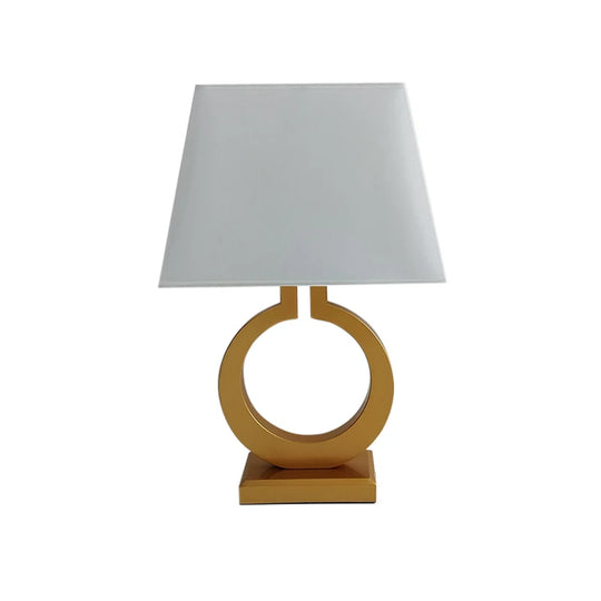 Luxury Gold Fabric Table Lamp for Living Room & Bedroom