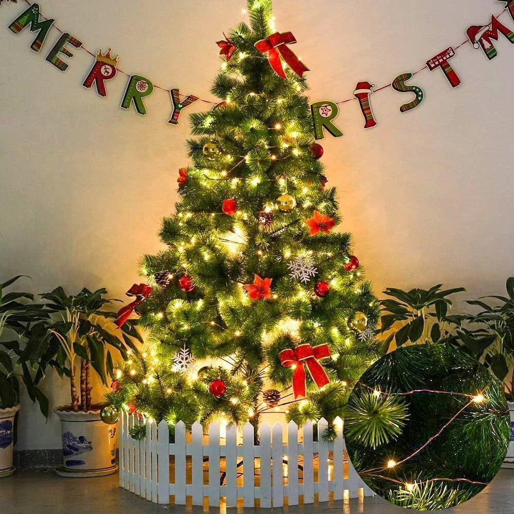 Outdoor LED String Fairy Lights USB/Battery Waterproof Garland