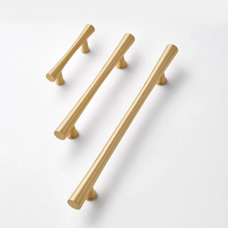Gold Brass Dresser Handles – Modern Pulls and Knobs for Cabinets and Furniture