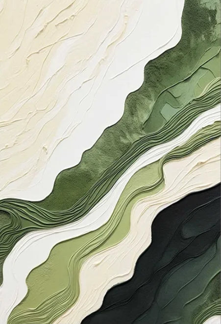 Large Format Abstract Flowing Textural Wall Art Canvas Print