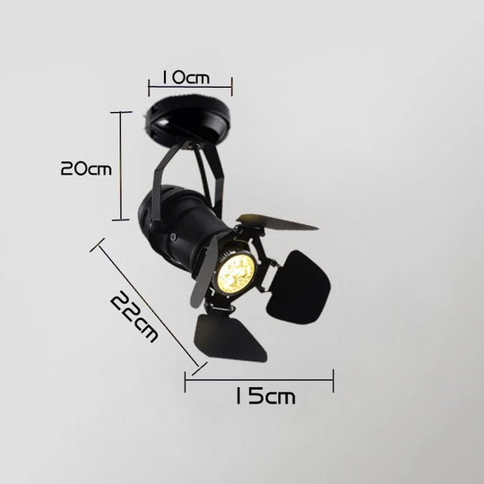 Modern LED Industrial Track Lamp for Bar, Café & Loft Interiors