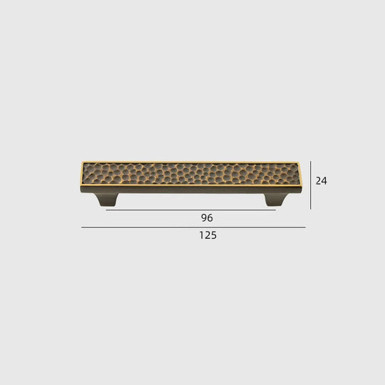 24K Gold and Hammered Brass Furniture Handles – Textured Knobs and Pulls in Silver Finishes