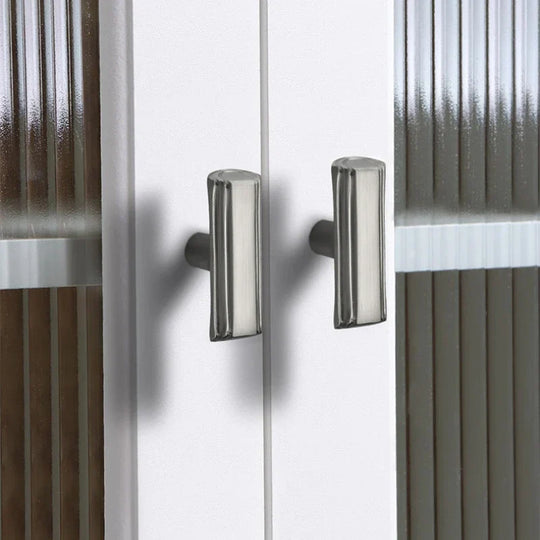 Modern Brushed Gold Cabinet Handles – Zinc Alloy Drawer Pulls