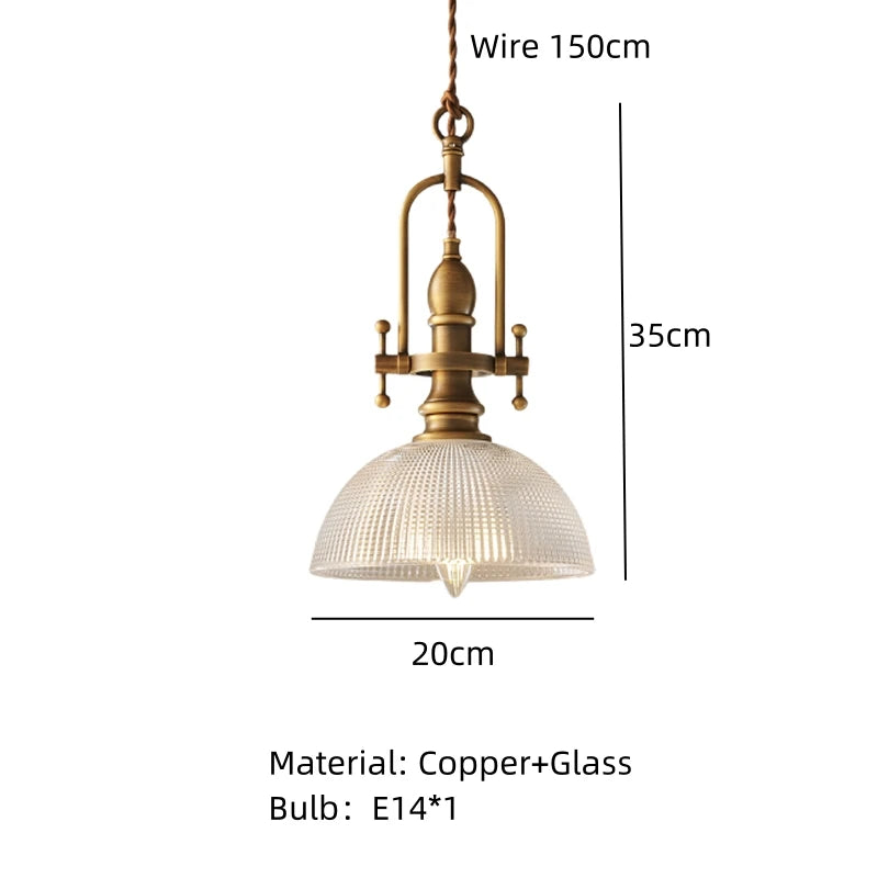 Creative Clear Glass Chandelier with Brass Gold Finish