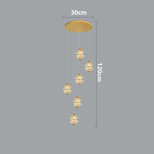 Nordic Crystal Minimalist LED Pendant Lamp – Luxurious Modern Hanging Light