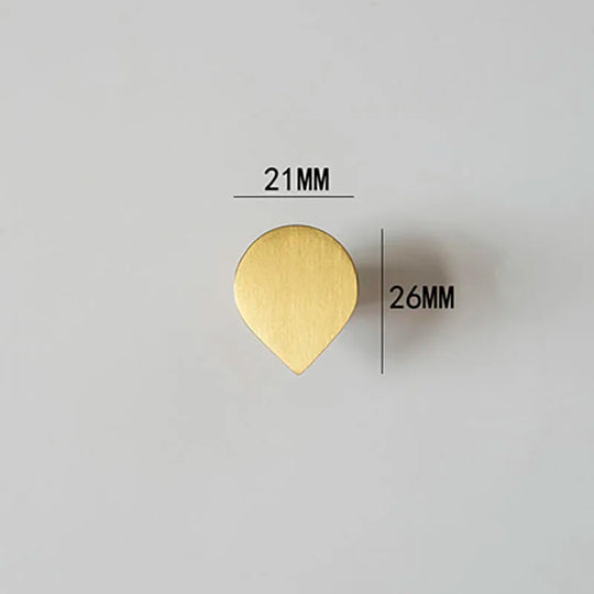 Modern Simple Wardrobe Handles – Solid Brass Pulls and Knobs for Furniture