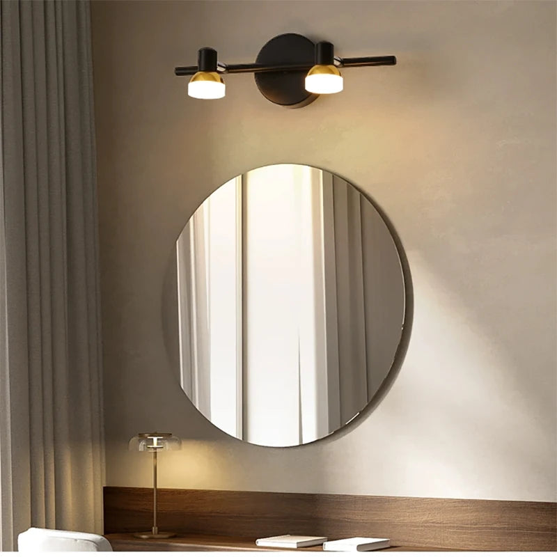 Modern LED Wall Light Multi-Head Mirror Lamp for Bathroom & Bedroom
