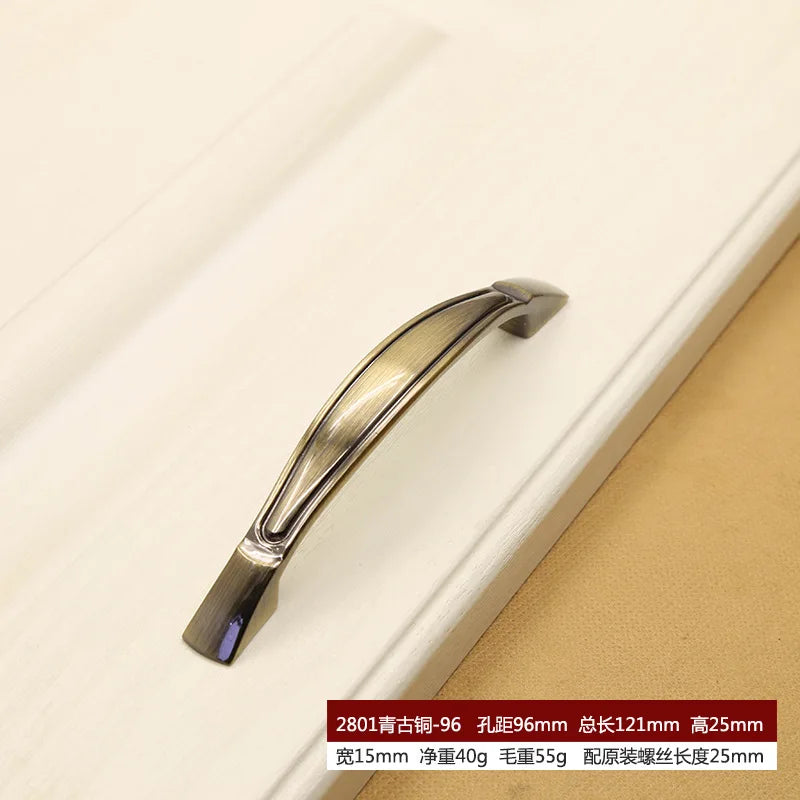 Retro Bronze Cabinet Handles – Antique Metal Drawer & Door Pulls