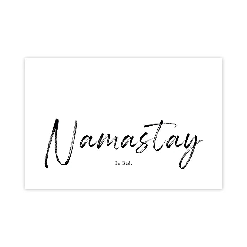 Minimalist Yoga Line Art Canvas Wall Art