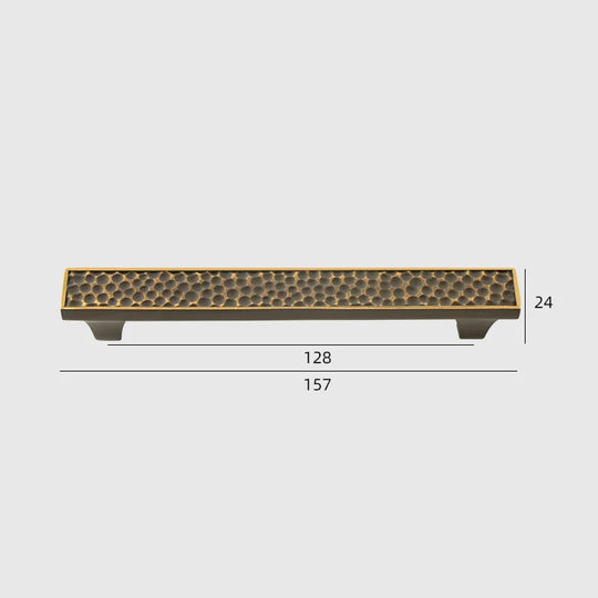 24K Gold and Hammered Brass Furniture Handles – Textured Knobs and Pulls in Silver Finishes