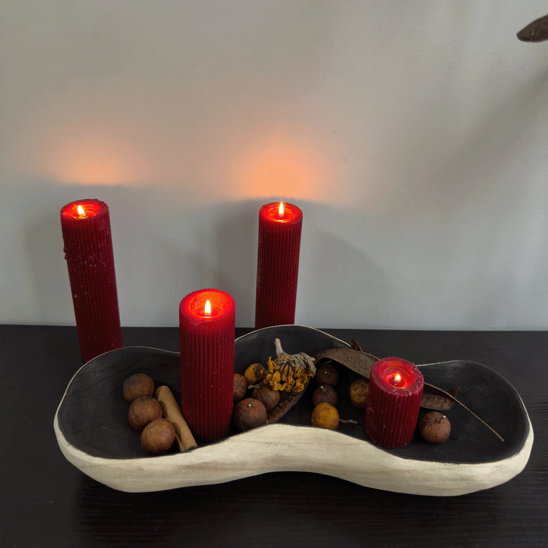 Wooden Fruit Tray Irregular Snack Serving Tray