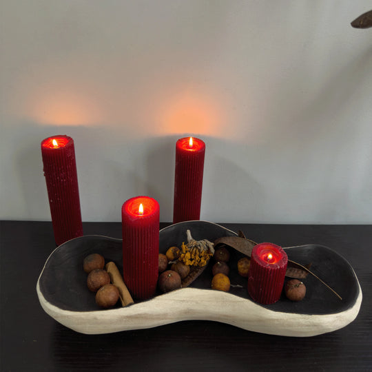 Wooden Fruit Tray Irregular Snack Serving Tray