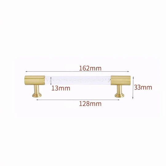 Transparent Acrylic Furniture Handles – Brass Pulls and Knobs for Furniture