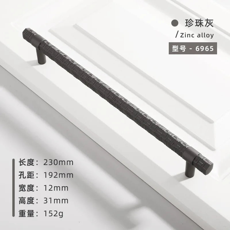 Creative T-Bar Cabinet Handles – Modern Zinc Alloy Pulls for Furniture
