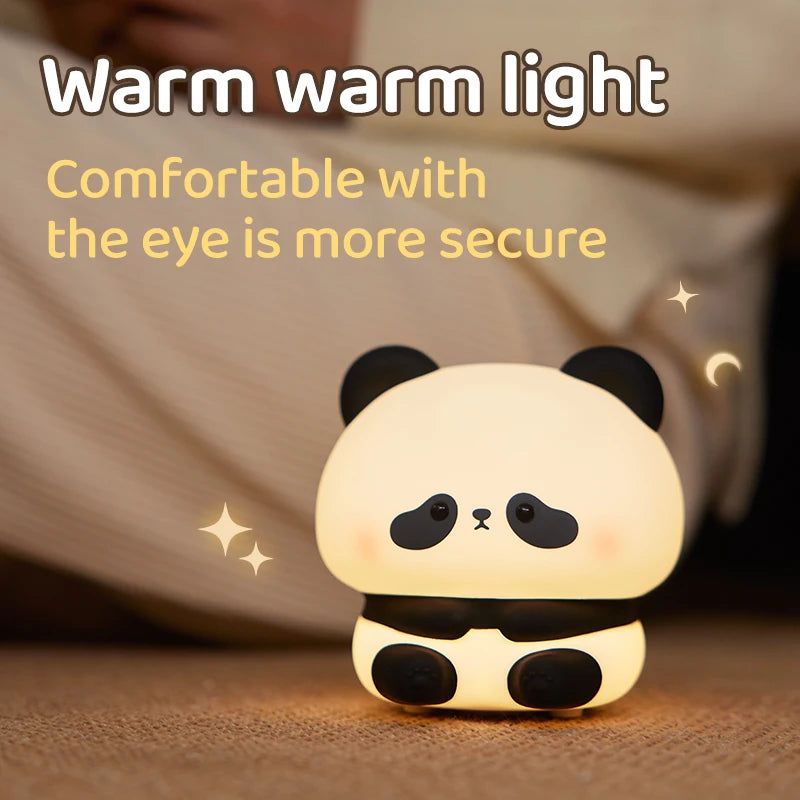 Panda LED Touch Night Light USB Rechargeable Table Lamp